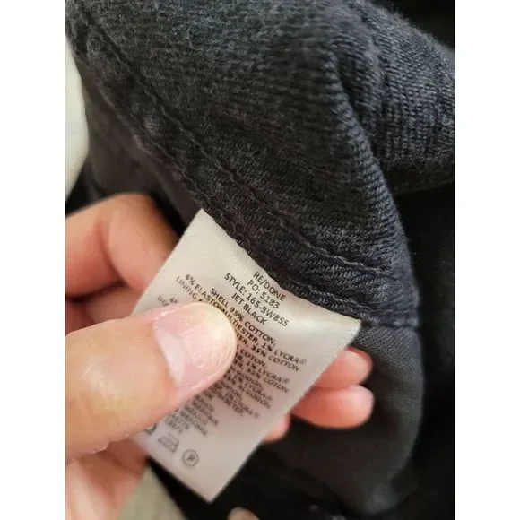 Re/Done Originals 80s Slim Straight in Jet Black 25 - Picture 11 of 11